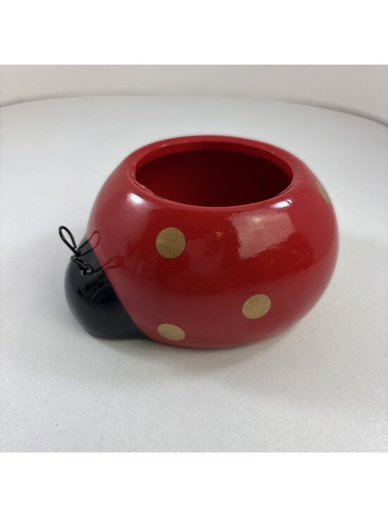 Rocket Farms Other - Vintage Rocket Farms Love Bugs Ladybug Ceramic Planter